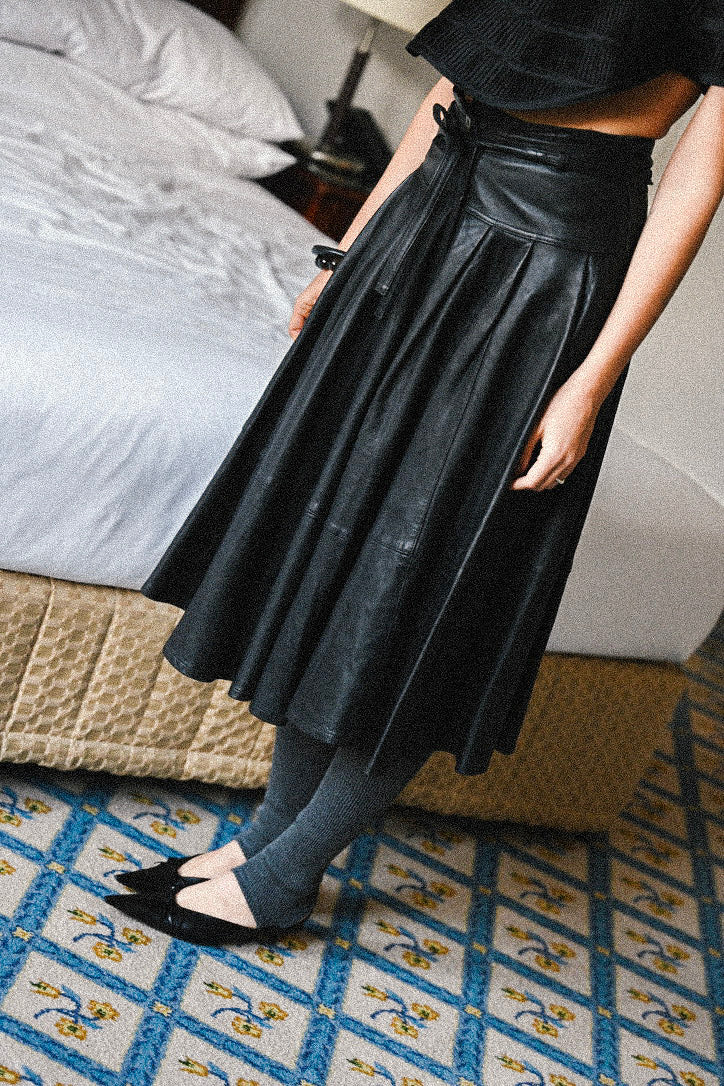 0009 / Leather Skirt