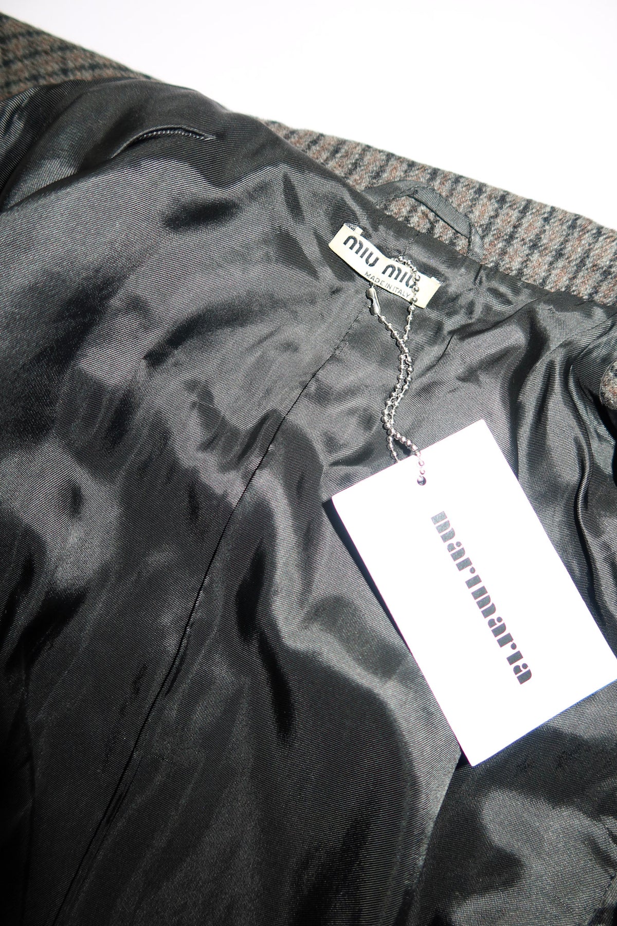 F/W 2003 PLAID WOOL JACKET