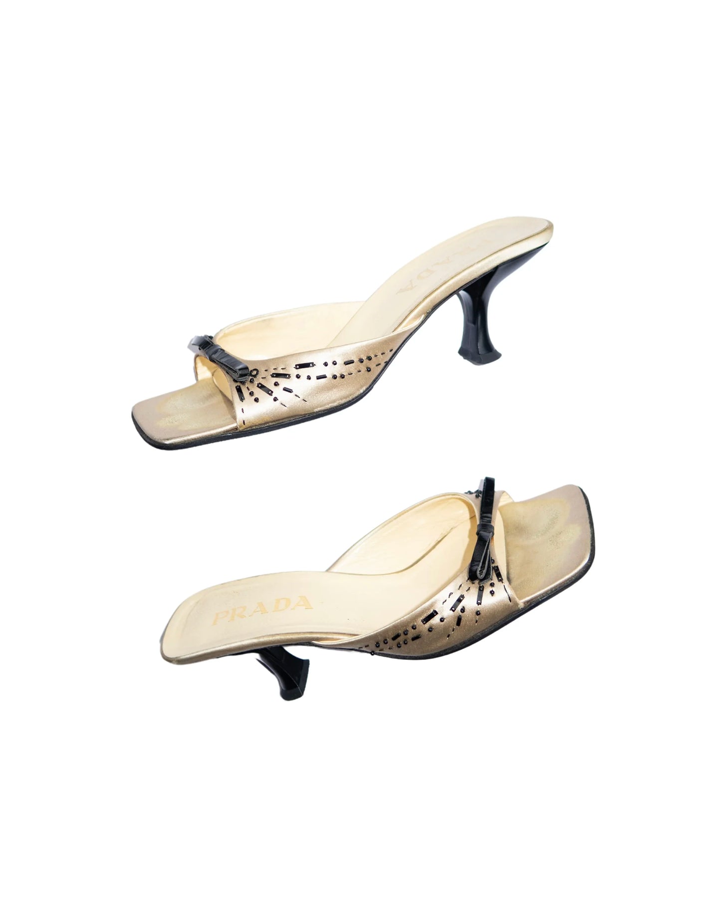 S/S 2000 Beaded Kitten Heel