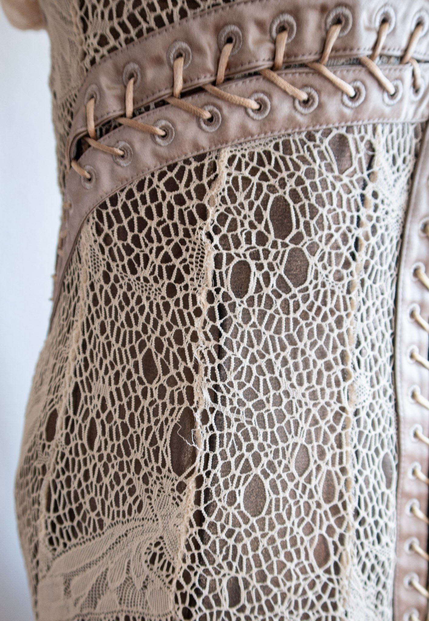F/W 2002 "Supercalifragilistic" Lace Corset Dress