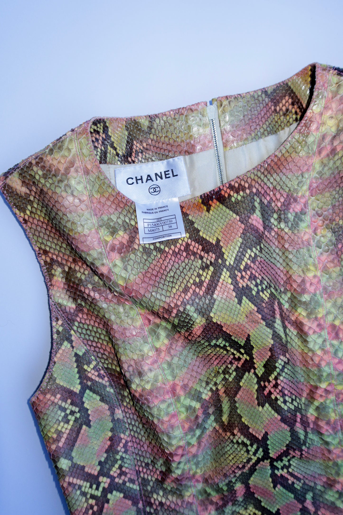 By Karl Lagerfeld S/S 2000 Python Leather Top