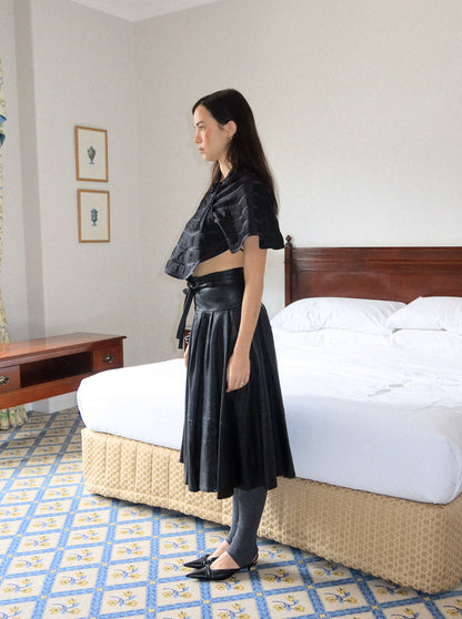 0009 / Leather Skirt