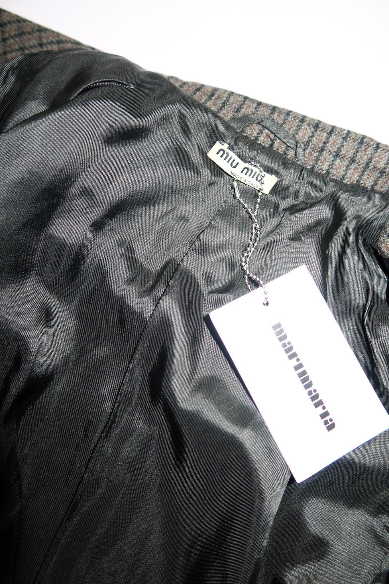 F/W 2003 PLAID WOOL JACKET