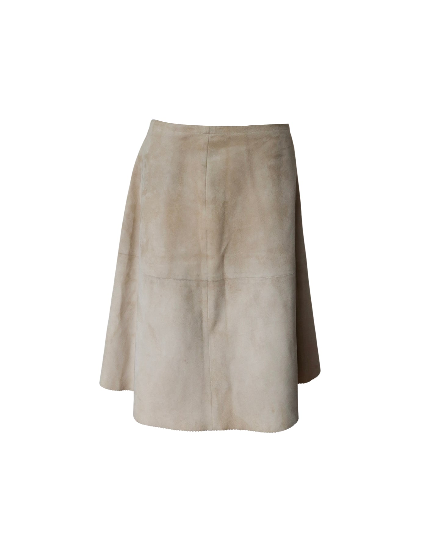 90s SUEDE MIDI SKIRT