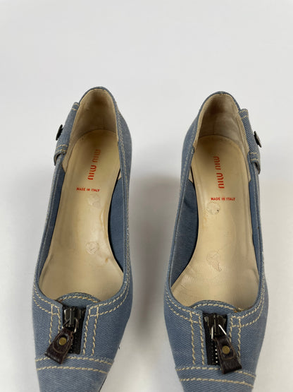 Denim Heels