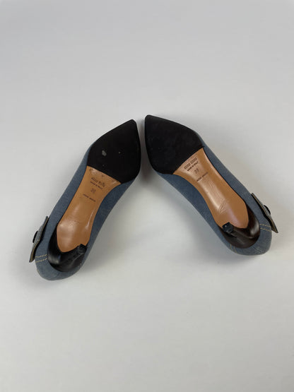 Denim Heels