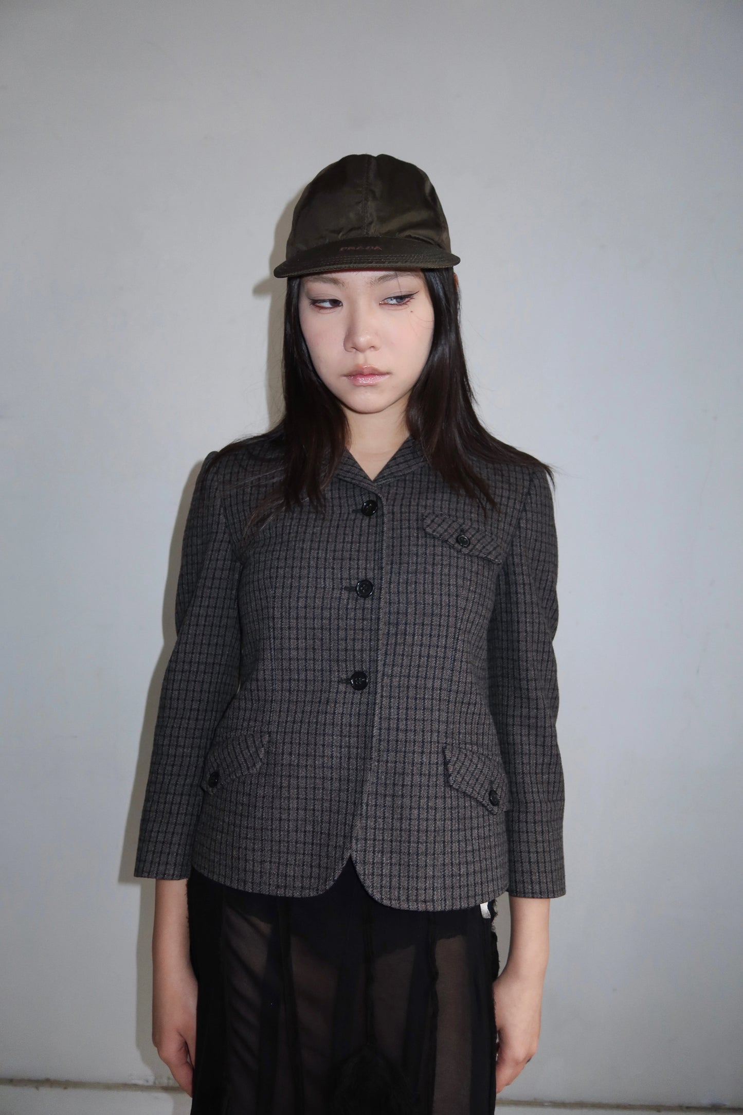 F/W 2003 PLAID WOOL JACKET