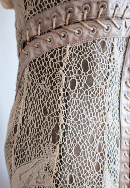 F/W 2002 "Supercalifragilistic" Lace Corset Dress